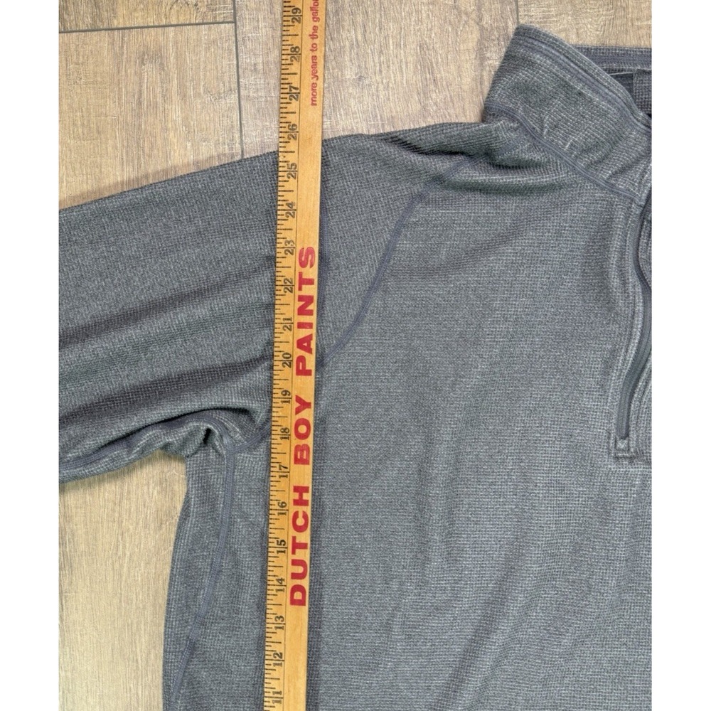 Y2K Nike ACG Shirt Mens Extra Large Gray Quarter Zip Pullover Waffle Long Sleeve - Picture 8 of 12